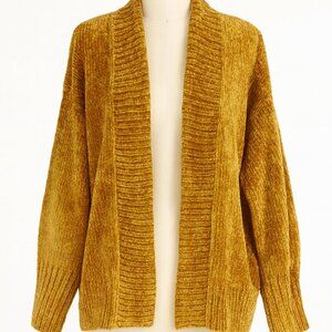 A New Day Cozy Mustard Yellow Cardigan  Effortlessly Chic Layering Essential